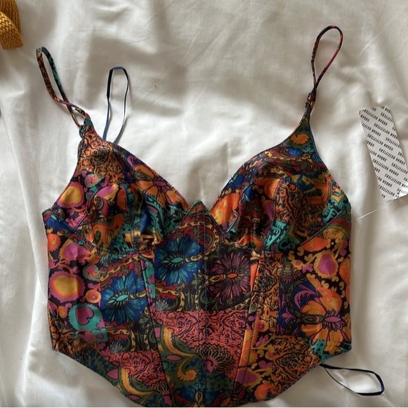 Urban Outfitters Tops - COPY - (NWT) UO Abstract Corset Top